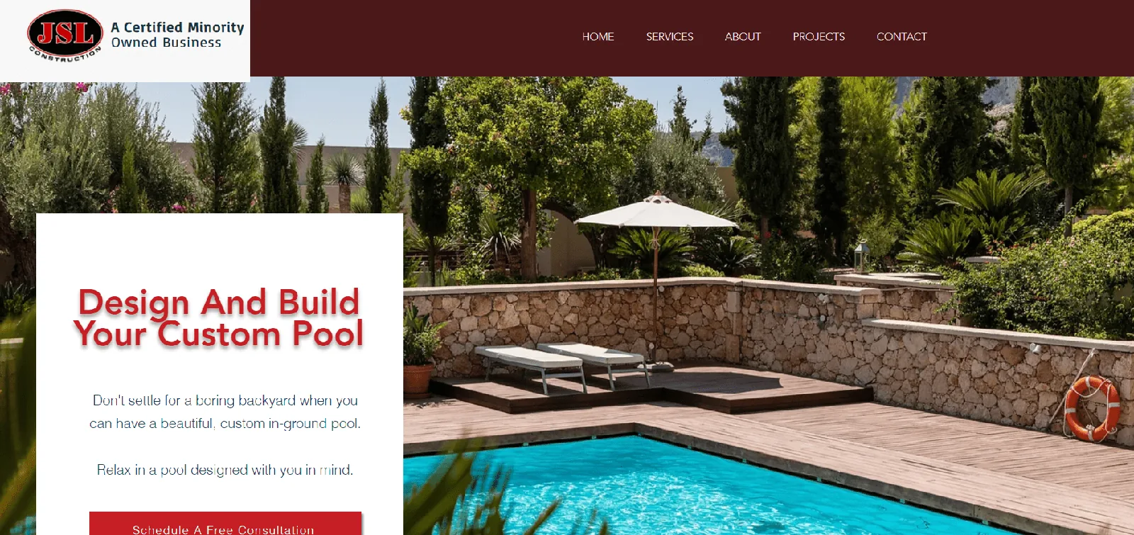 JSL Construction, Pools
