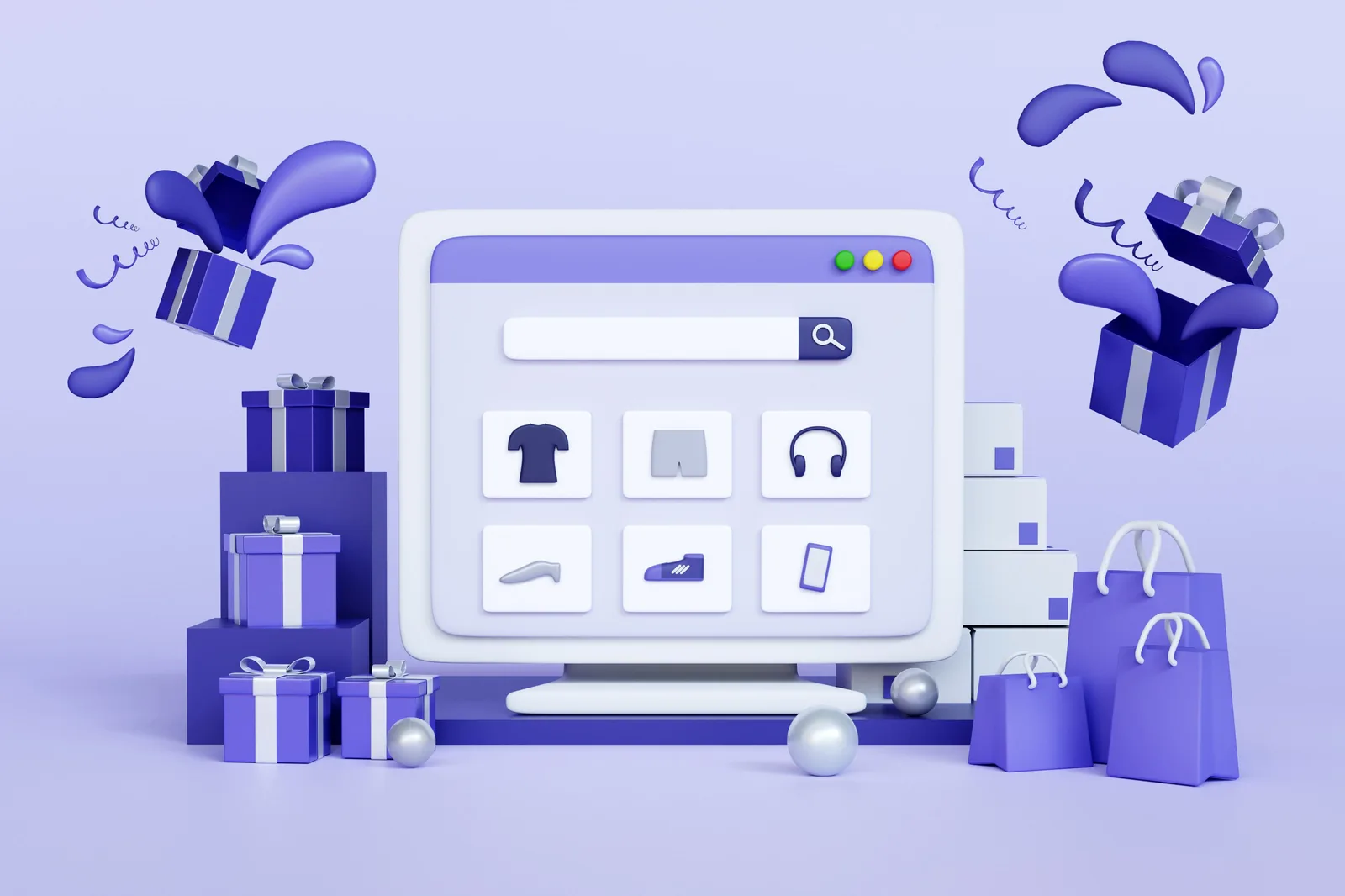 WordPress website illustration